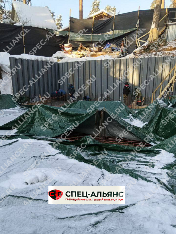 Греющий кабель 40КДБС-145 - для обогрева бетона от 220 Секция нагревательная кабельная 5800 Вт, 145 м.п, 40 Вт м.п. — изображение 13